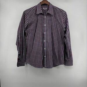 Jeremy argyle NYC Mens Multicolor plaid LS Button Down Shirt‎ Size XL